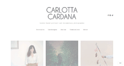 Desktop Screenshot of carlottacardana.com