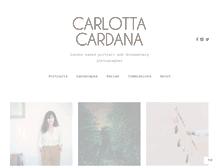 Tablet Screenshot of carlottacardana.com